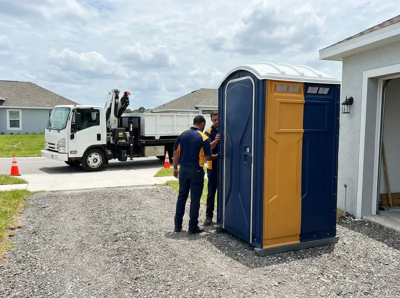 Construction Site Monthly Porta Potty Rental in Pine Castle, FL